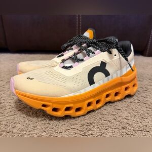 On Running Cloudmonster Shoe Fawn Turmeric Women’s Size 8.5 VGUC